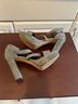 Limelight 100% Other Gray Black Heels Size 7 - photo 5