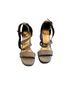 Limelight 100% Other Gray Black Heels Size 7 - photo 1