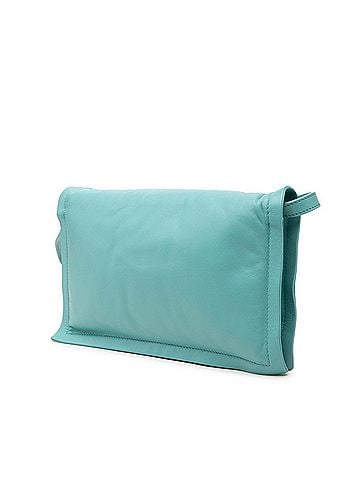 Salvatore Ferragamo Salvatore Ferragamo Vara Ribbon Crossbody Shoulder Bag, Blue Leather, Women's (view 2)