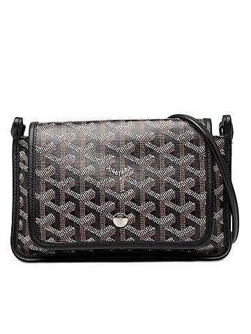 Goyard Goyard Plume Crossbody Shoulder Bag Handbag Pouch Wallet Black Brown Leather Women's GOYARD (view 1)