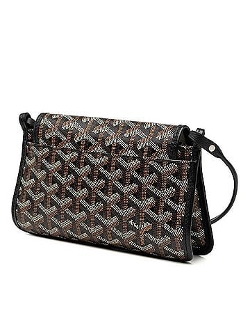 Goyard Goyard Plume Crossbody Shoulder Bag Handbag Pouch Wallet Black Brown Leather Women's GOYARD (view 2)