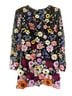 Mac Duggal 100% Polyester Floral Black Cocktail Dress Size 12 - photo 1