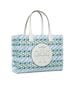 Tory Burch 100% Recycled Polyester Blue White Green Tote One size - photo 1