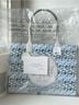 Tory Burch 100% Recycled Polyester Blue White Green Tote One size - photo 3