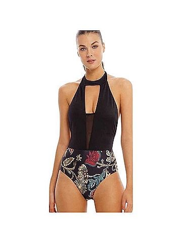 Cosita Linda Beachwear Bohemian Traveler Plunge One Piece One Piece Swimsuit (view 1)
