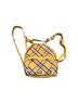 Steve Madden Plaid Yellow Black Backpack One size - photo 1