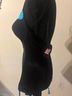 Skullcandy Stripes Black Teal Sleeveless Top Size 8 - photo 5
