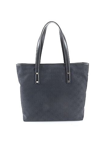 Salvatore Ferragamo Excellent condition Salvatore Ferragamo Gancini Monogram Leather Tote Bag/Handbag/Shoulder Bag, Black, Men's (view 1)