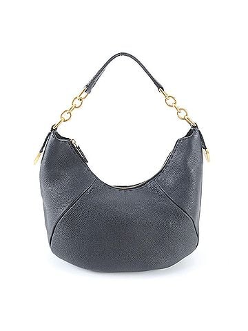 Fendi Excellent condition Fendi Selleria Moon leather shoulder bag/handbag in black. Brand name, women's. (view 1)