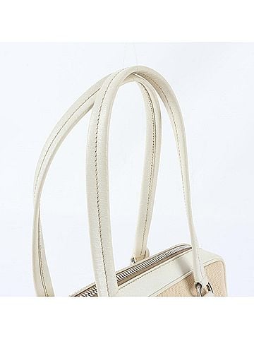 Prada Excellent condition Prada bowling handbag with triangular logo, BL0209, leather tote bag/shoulder bag, women's handbag, guarantee card. (view 2)