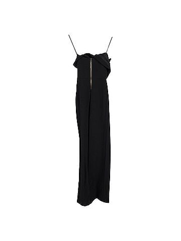 Roland Mouret  Roland Mouret Wide-Leg Jumpsuit in Black Viscose (view 2)