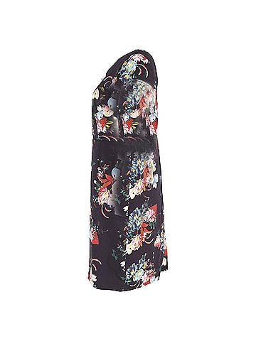 Erdem Erdem Marion Midi Dress in Floral Print Cotton (view 2)