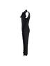 MSGM 100% Synthetic Black MSGM One-Shoulder Ruffle-Trimmed Jumpsuit In Black Polyester Size 10 - photo 2