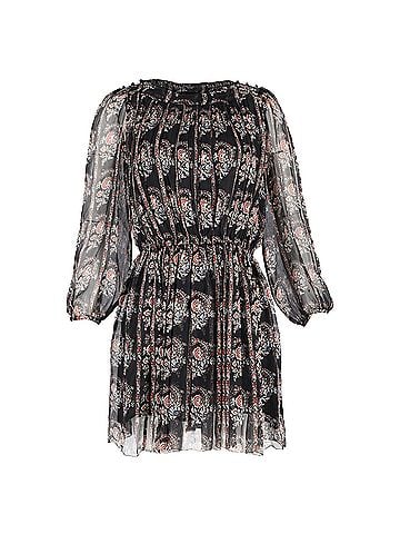 Isabel Marant  Isabel Marant Etoile Sharla MIni Dress in Multicolor Silk (view 1)