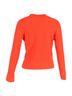 Prada 100% Wool Orange  Prada Logo Printed Ribbed Sweater in Orange Wool Size 2 - photo 3