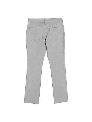Escada  Escada Straight-Leg Jeans in Grey Cotton Denim (view 2)