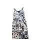 St. John 100% Silk 68% Polyester 24% Polyamide 8% Spandex Floral Black White Gray Cocktail Dress Size 4 - photo 2