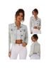 Free People Solid Blue Jacket Size 2 - photo 13