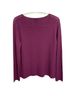 Eileen Fisher 100% Wool Solid Purple Pullover Sweater Size M - photo 2