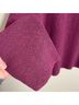 Eileen Fisher 100% Wool Solid Purple Pullover Sweater Size M - photo 8