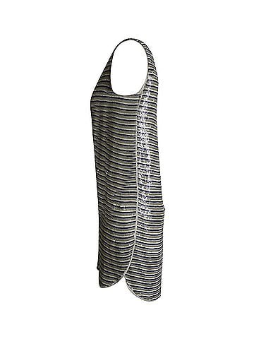 Theory Theory Embellished Mini Dress in Multicolor Sequin (view 2)