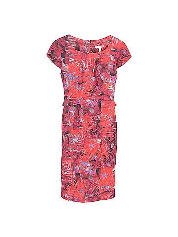 Erdem Erdem Floral-Printed Cap Sleeve Midi Dress in Multicolor Viscose  (view 1)