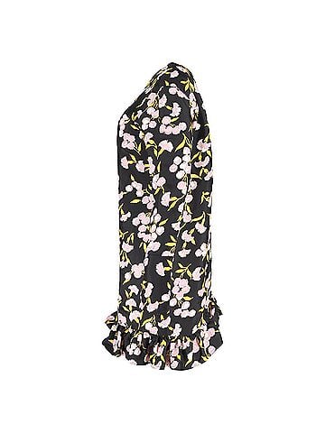 MARNI Marni Floral-Print Ruffled Hem Knee-Length Dress in Multicolor Silk (view 2)