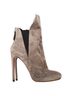 Alaïa 100% Suede Gray Alaïa Ankle Boots in Grey Suede Size EU 40 - photo 1
