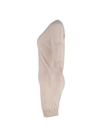 Chloé Chloé V-neck Mini Dress in Beige Linen (view 2)