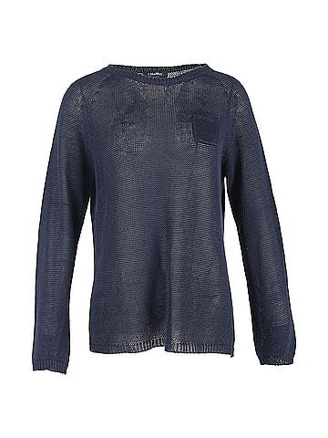 Max Mara 'S Max Mara Sweater in Navy Blue Cotton (view 1)