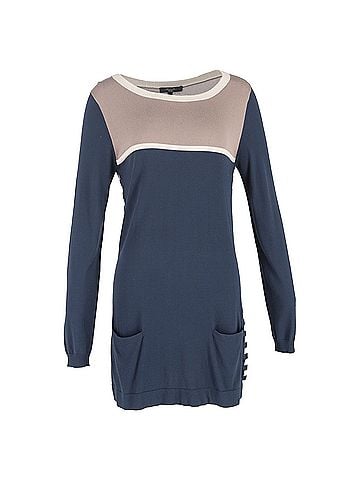 Max Mara Weekend Max Mara Stripe Long Jumper Sweater in Multicolor Viscose (view 1)