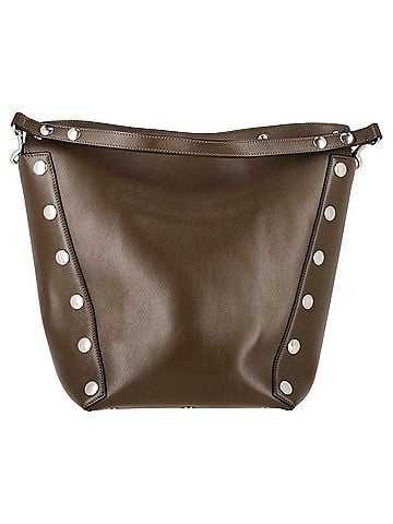 Mulberry Mulberry Camden Studded Bag in Olive Green Leather (view 1)