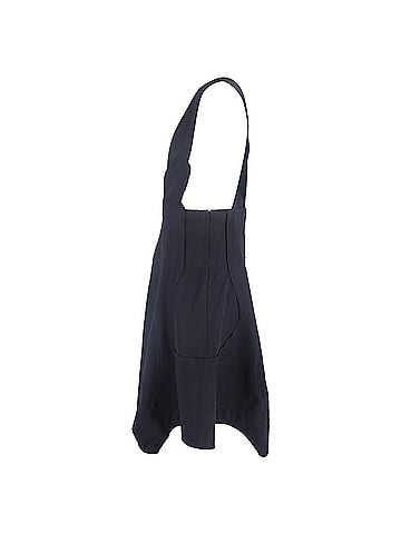 Comme des Garçons Comme Des Garçons Pinafore Dress in Navy Blue Polyester (view 2)