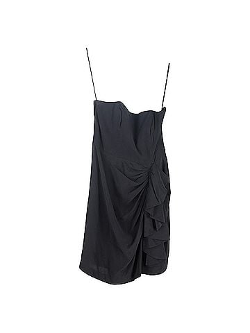 Temperley LONDON  Temperley London Strapless Ruffled Mini Dress in Black Silk (view 1)