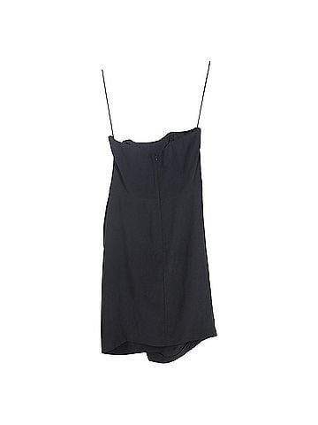 Temperley LONDON  Temperley London Strapless Ruffled Mini Dress in Black Silk (view 2)