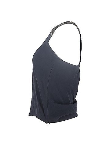 Chloé Chloé Sleeveless Top With Sequins in Black Silk  (view 2)