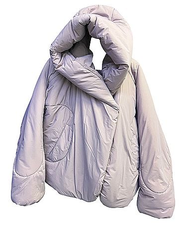 Lululemon Athletica Hooded Insulated Wrap jacket Jacket (view 1)