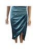 Elliatt 100% Polyester Solid Green Blue Cocktail Dress Size S - photo 8