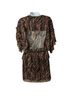 IRO 55% Polyester 45% Metallised Fiber 100% Polyester Print Black Gold Cocktail Dress Size S - photo 2