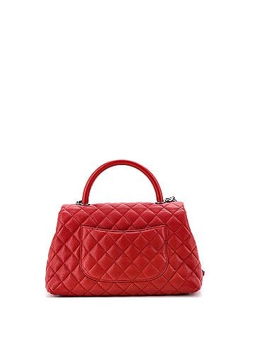 Chanel Coco Top Handle Bag Quilted Caviar Small (view 2)