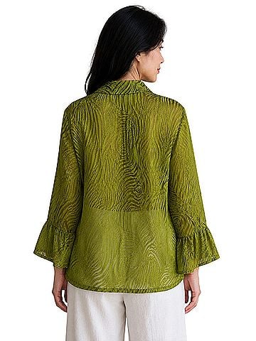 Citiknits Wedding Season Blouse  Button-Down Shirt (view 2)