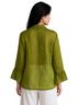 Citiknits Print Green Button-Down Shirt Size 1X - photo 2