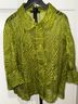 Citiknits Print Green Button-Down Shirt Size 1X - photo 5