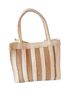 JADEtribe 100% Straw Stripes Tan Multi Color Tote One size - photo 2