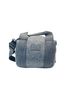 Dagne Dover Gray Leather Crossbody Bag One size - photo 1