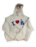 madhappy Gray Blue Red Pullover Hoodie Size 3X - photo 1