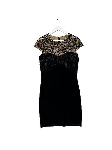 Tadashi Beaded Velvet Cocktail Dress (view 1)