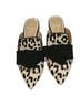 Linea Paolo Animal Print Black White Flats Size 10 - photo 1