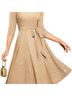 Amazon Essentials Solid Gold Cocktail Dress Size XL - photo 3