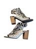 Vionic Snake Print Black White Heels Size 10 - photo 1